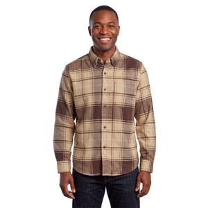 Mens Jackson Hole Flannel Shirt - Brown/Tan