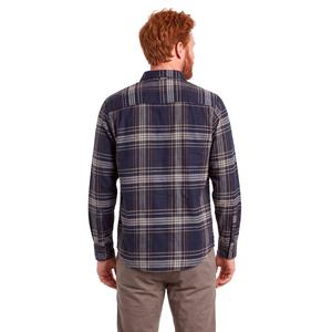 Mens Jackson Hole Flannel Shirt - Navy/Tan alternate view