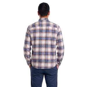 Mens Jackson Hole Flannel Shirt - Light Blue/Tan alternate view
