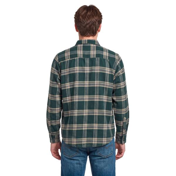 Young Mens Architect(R) Jean Co. Flannel Shirt - Hunter/Sand alternate view