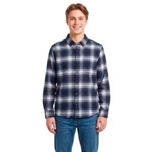 Young Mens Architect(R) Jean Co. Flannel Shirt - Navy/Blue