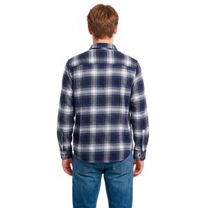 Young Mens Architect(R) Jean Co. Flannel Shirt - Navy/Blue alternate view