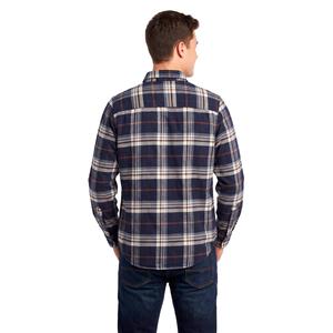 Young Mens Architect(R) Jean Co. Flannel Shirt - Navy/Brown alternate view