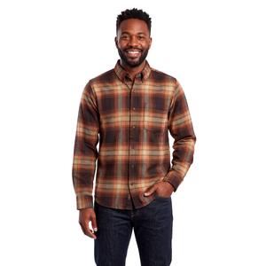Young Mens Architect(R) Jean Co. Flannel Shirt - Orange/Black
