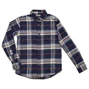 Boys (8-20) Architect(R) Flannel Shirt - Navy/Brown