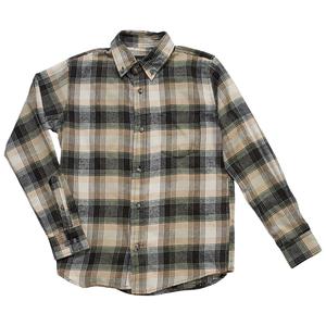 Boys (8-20) Architect(R) Flannel Shirt - Green/Grey