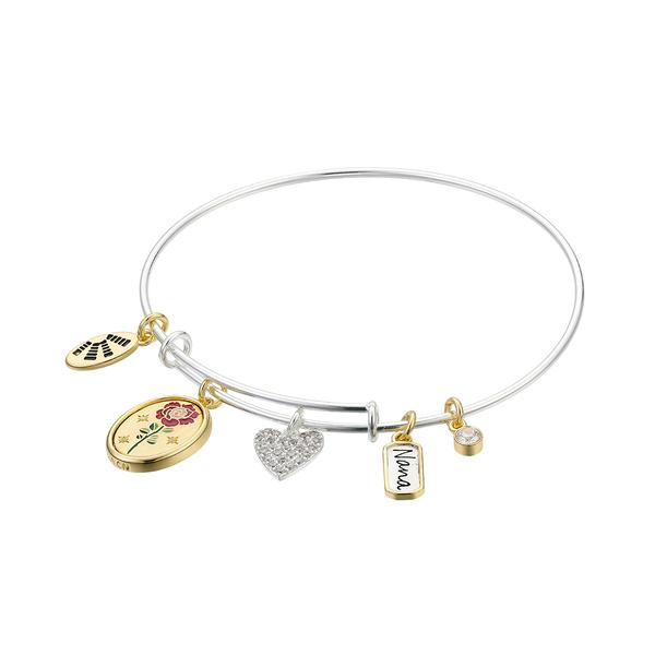 Shine Beauty Nana Enamel Flower & CZ Bracelet alternate view