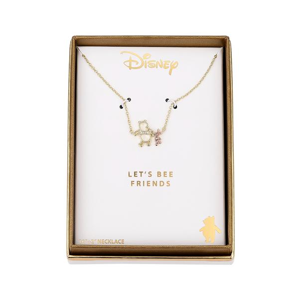 Shine Disney CZ Winnie the Pooh & Piglet Pendant Necklace alternate view