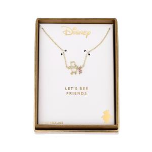 Shine Disney CZ Winnie the Pooh & Piglet Pendant Necklace alternate view