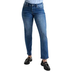 Womens Royalty High Rise Curve Confidence Straight Leg Jeans