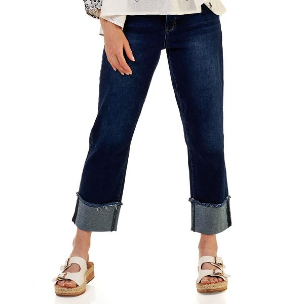 Womens Royalty Cuffed Slim Straight Leg Jeans alternate view