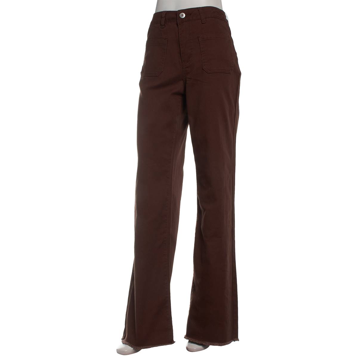 Womens Royalty Stretch Twill High Rise Wide Leg Pants