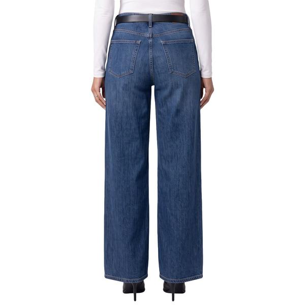 Womens Royalty Hazel Wide Leg Jeans with Black Suede Belt alternate view