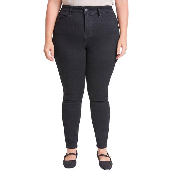 Plus Size Royalty 5-Pocket High Rise Skinny Jeans alternate view