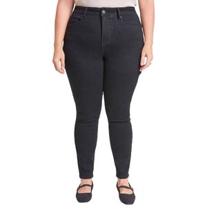 Plus Size Royalty 5-Pocket High Rise Skinny Jeans alternate view