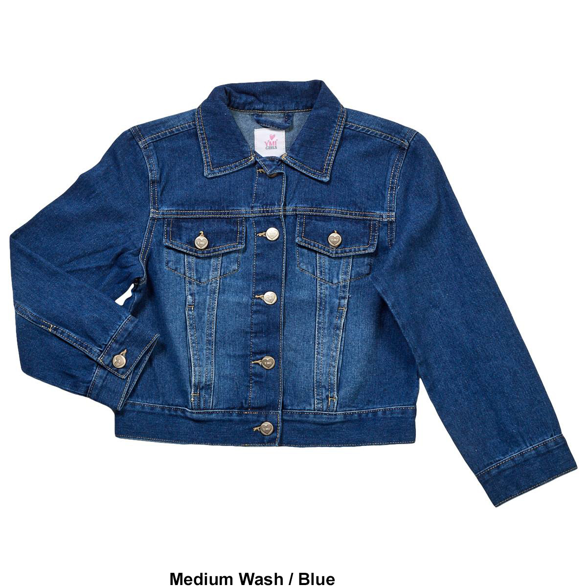 Girls (7-16) YMI(R) Oversized Denim Jacket