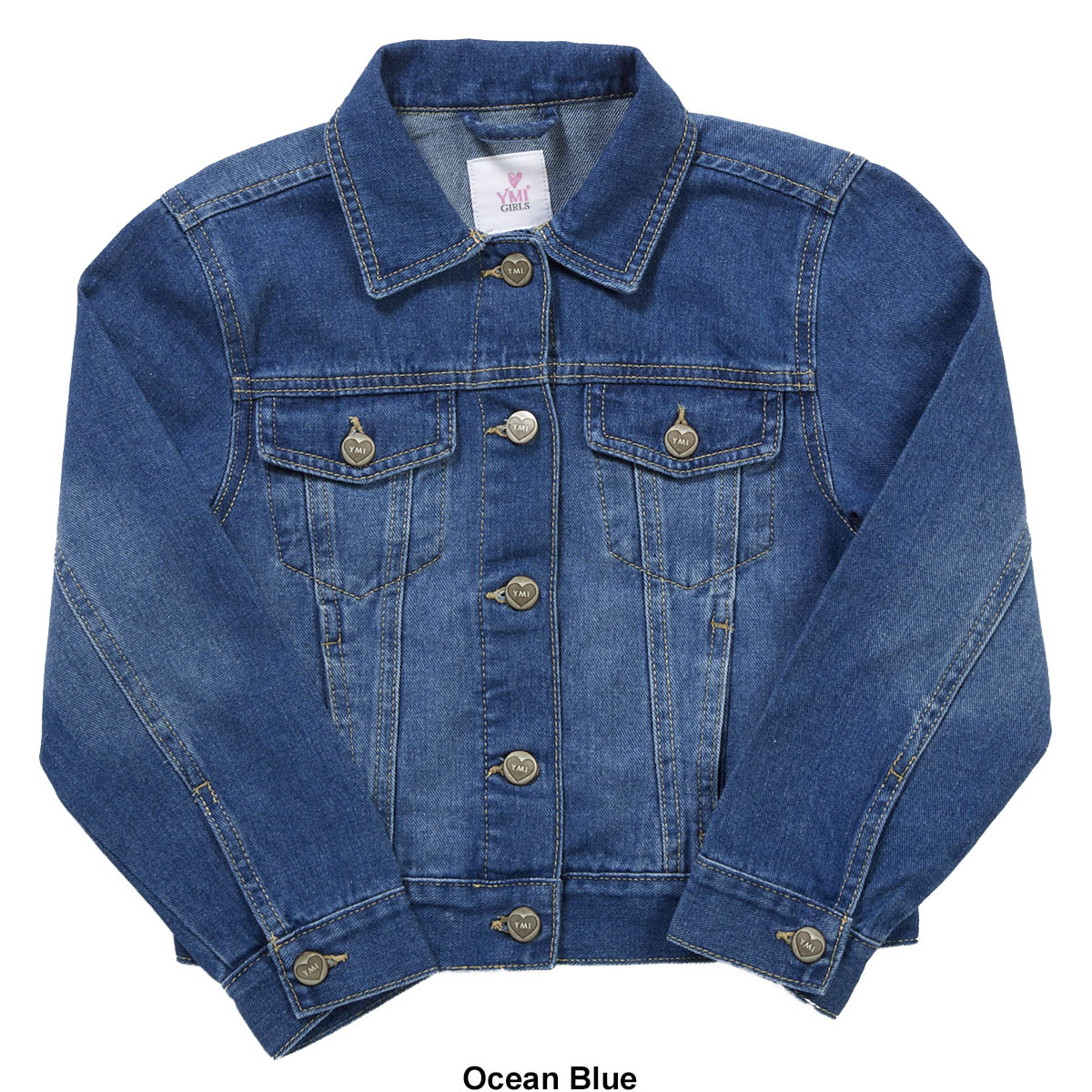 Girls (7-16) YMI(R) Oversized Denim Jacket