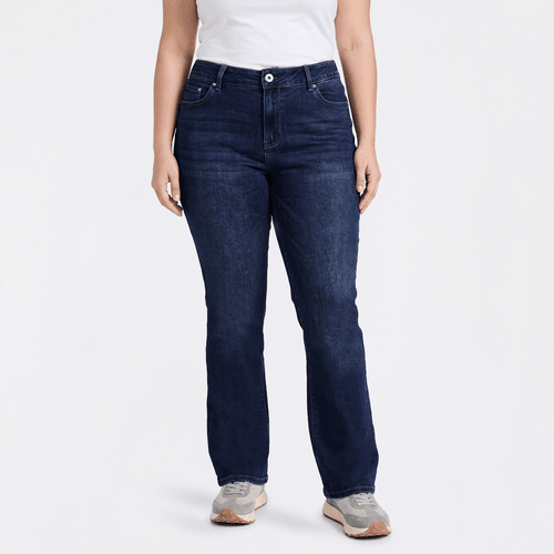 Juniors Plus California Vintage Mid Rise Bootcut Jeans alternate view