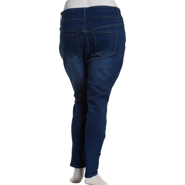 Juniors Plus California Vintage Golden State Skinny Jeans alternate view