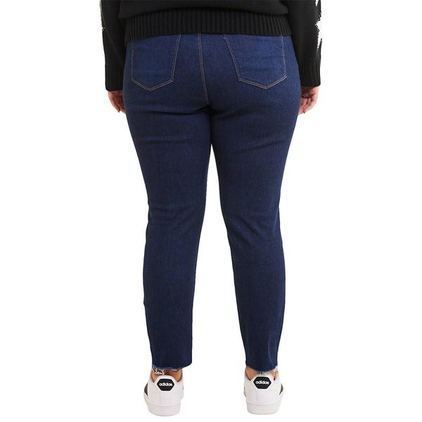 Juniors Plus California Vintage Jenna Frayed Skinny Jeans alternate view