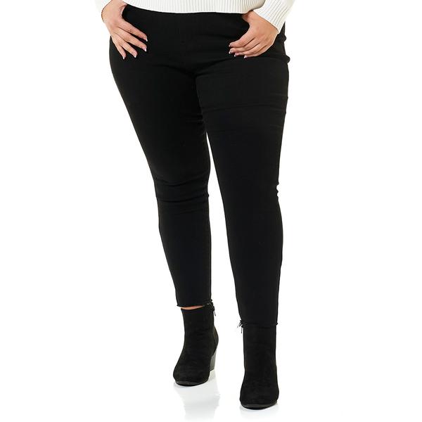 Juniors Plus California Vintage High Rise Skinny Jeans w/Fray Hem
