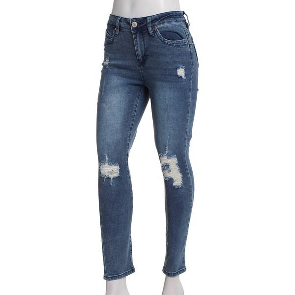 Juniors YMI(R) Wanna Betta Butt Distressed Skinny Jeans