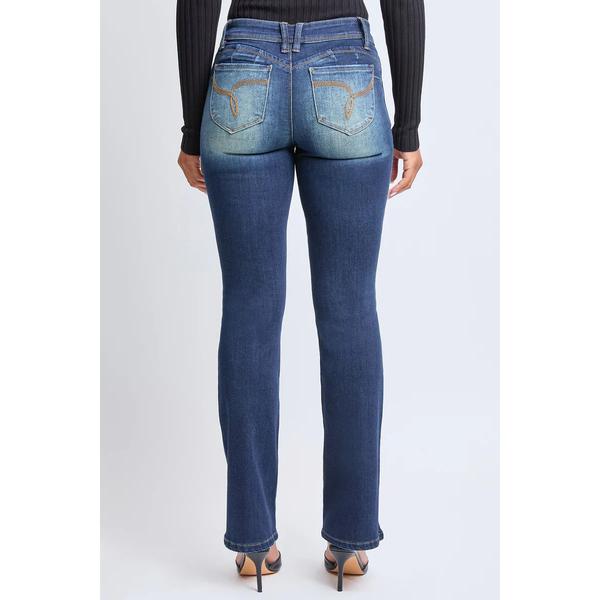 Juniors YMI(R) WannaBettaButt Mid Rise Tinted Bootcut Jeans alternate view