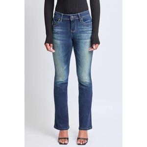 Juniors YMI(R) WannaBettaButt Mid Rise Tinted Bootcut Jeans
