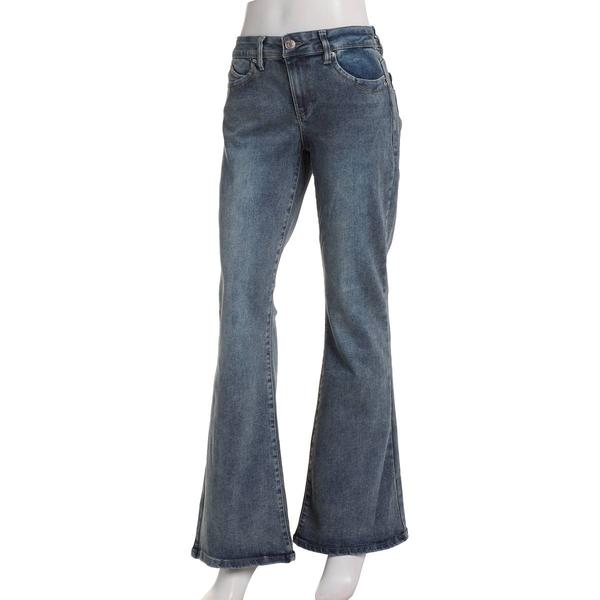 Juniors YMI(R) Low Rise Wanna Betta Butt Flare Jeans- Medium Wash