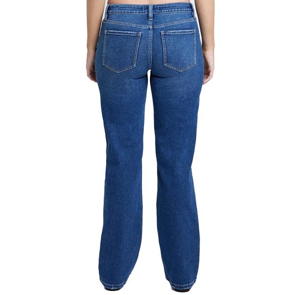 Juniors YMI(R) Mid Rise Maddy Straight Leg Jeans alternate view