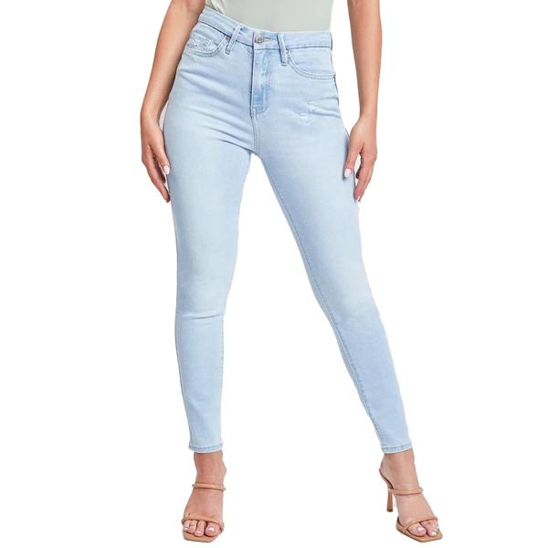 Juniors YMI(R) Curvy Fit Tailored Waistband Skinny Jeans