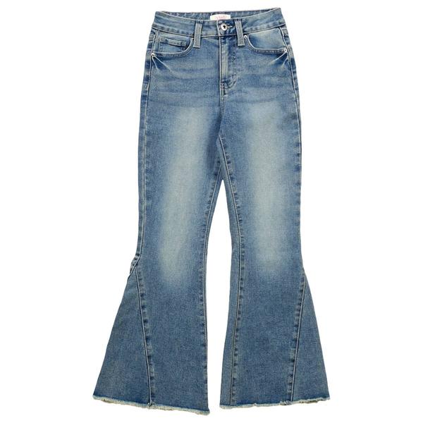 Girls (7-14) YMI(R) Flare Insert Jeans