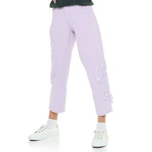 Girls (7-14) YMI(R) Bow Patch Barrel Jeans