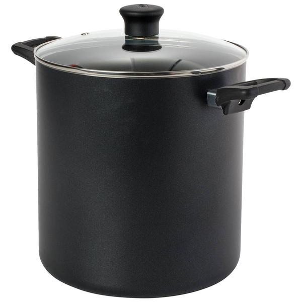 T-Fal(R) Essentials 12qt. Black Stock Pot