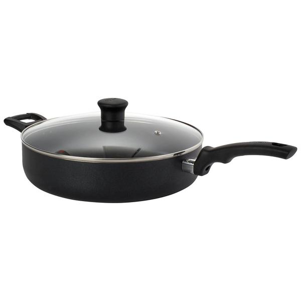 T-Fal(R) Essential 5qt. Black Jumbo Cooker with Lid