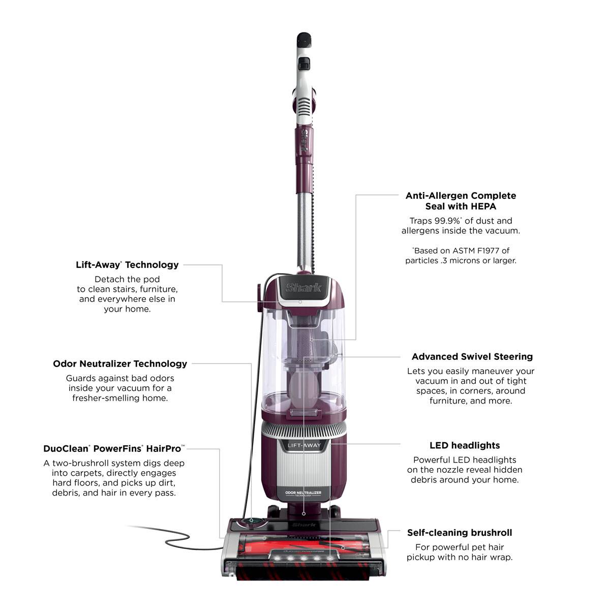 Shark(R) Rotator Pet Lift-Away ADV Upright Vacuum - LA702