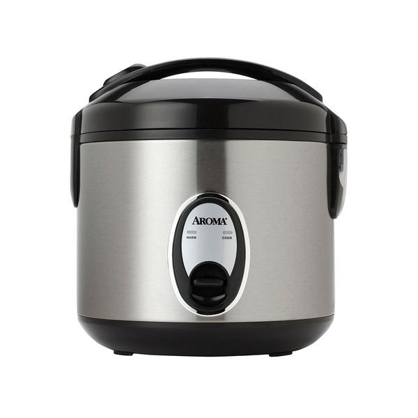 Aroma Cool 8 Cup Touch Rice Cooker and Food Steamer