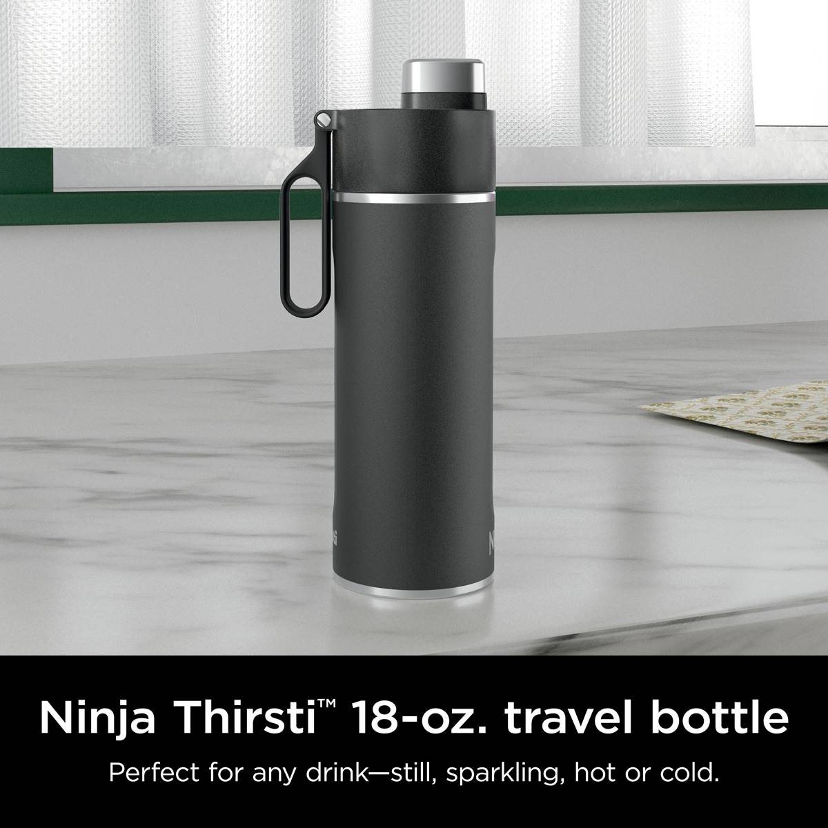 Ninja(R) Thirsti Stainless Steel Travel Bottle