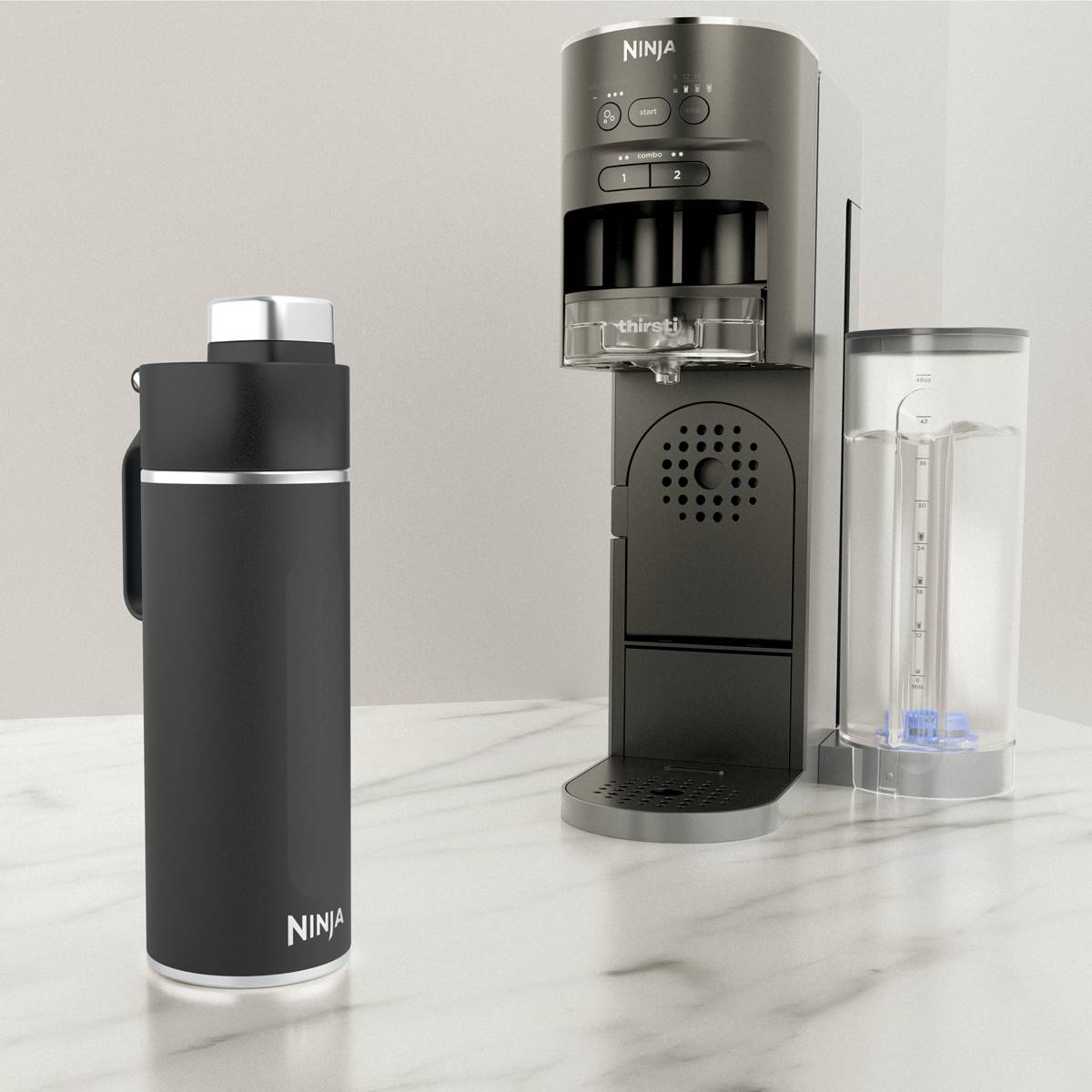 Ninja(R) Thirsti Stainless Steel Travel Bottle