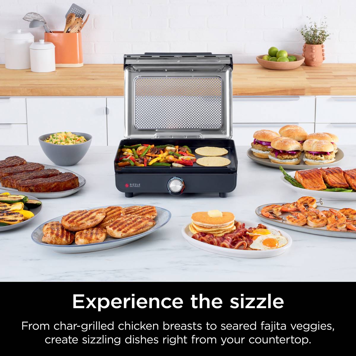 Ninja(R) Sizzle Smokeless Indoor Grill & Griddle