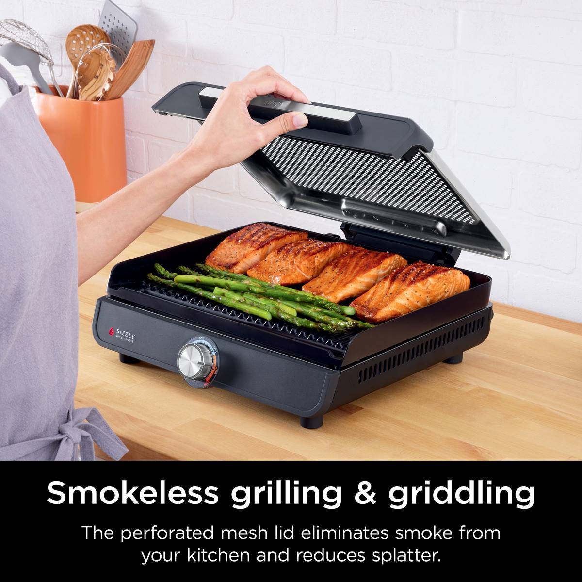 Ninja(R) Sizzle Smokeless Indoor Grill & Griddle