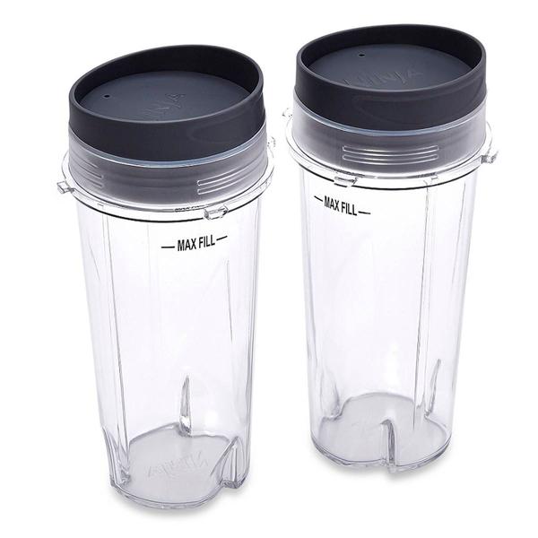 Ninja(R) 2pk. 16oz. Single Serve Replacement Cups with Lids