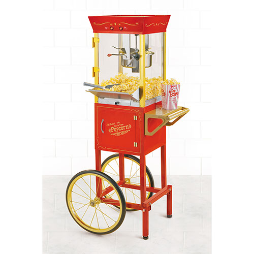 Nostalgia(tm) 53in. Vintage 6oz. Commercial Popcorn Cart