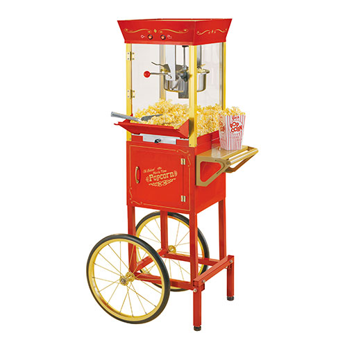 Nostalgia(tm) 53in. Vintage 6oz. Commercial Popcorn Cart