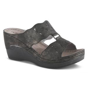 Womens Flexus(R) By Spring Step Dreiser Wedge Sandals