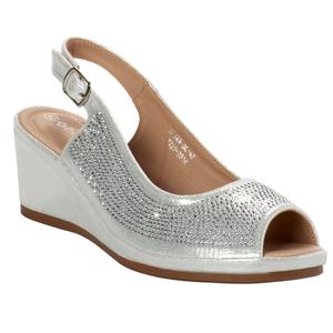 Womens Patrizia Rhinestone Wedge Slingback Heels alternate view
