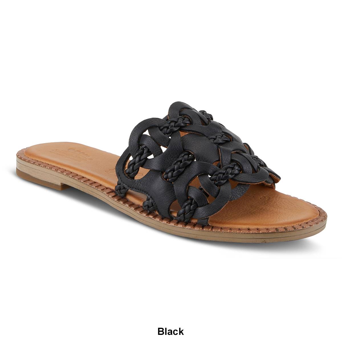 Womens Spring Step Alysia Slide Strappy Sandals