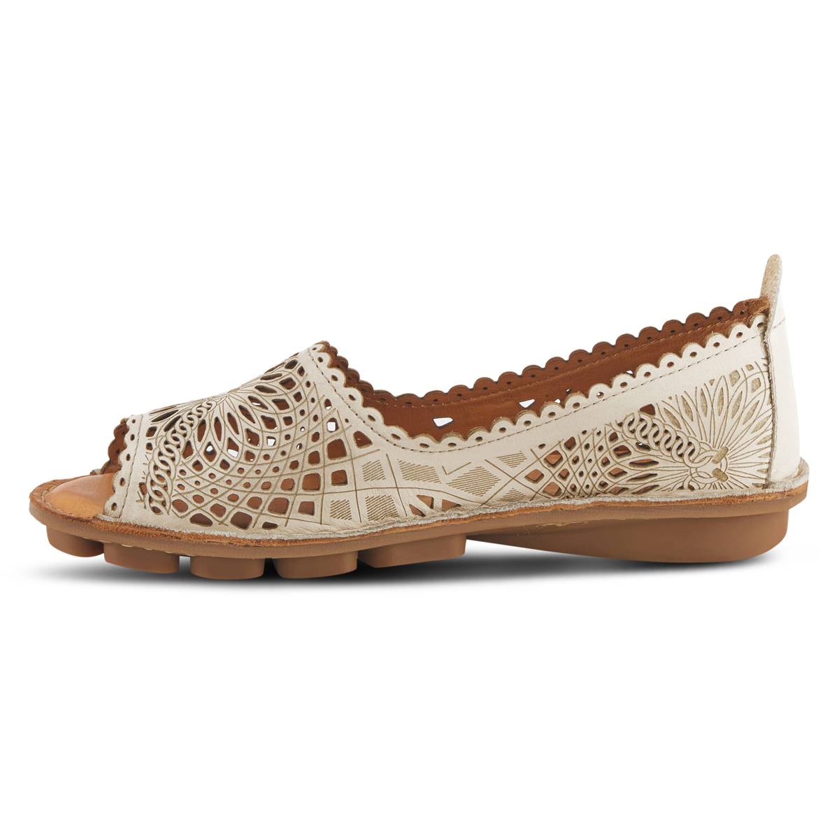 Womens Spring Step Brandal Flats