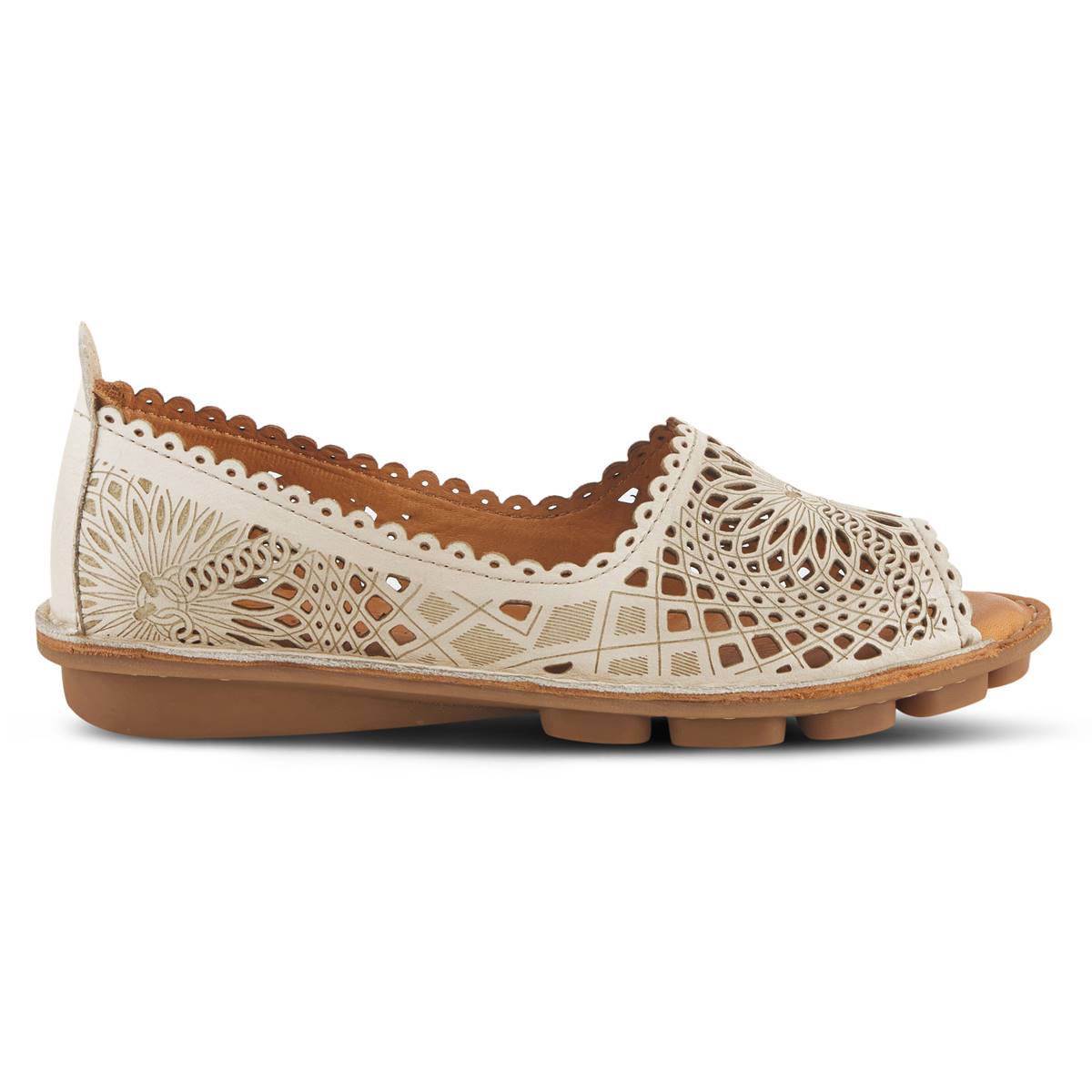 Womens Spring Step Brandal Flats