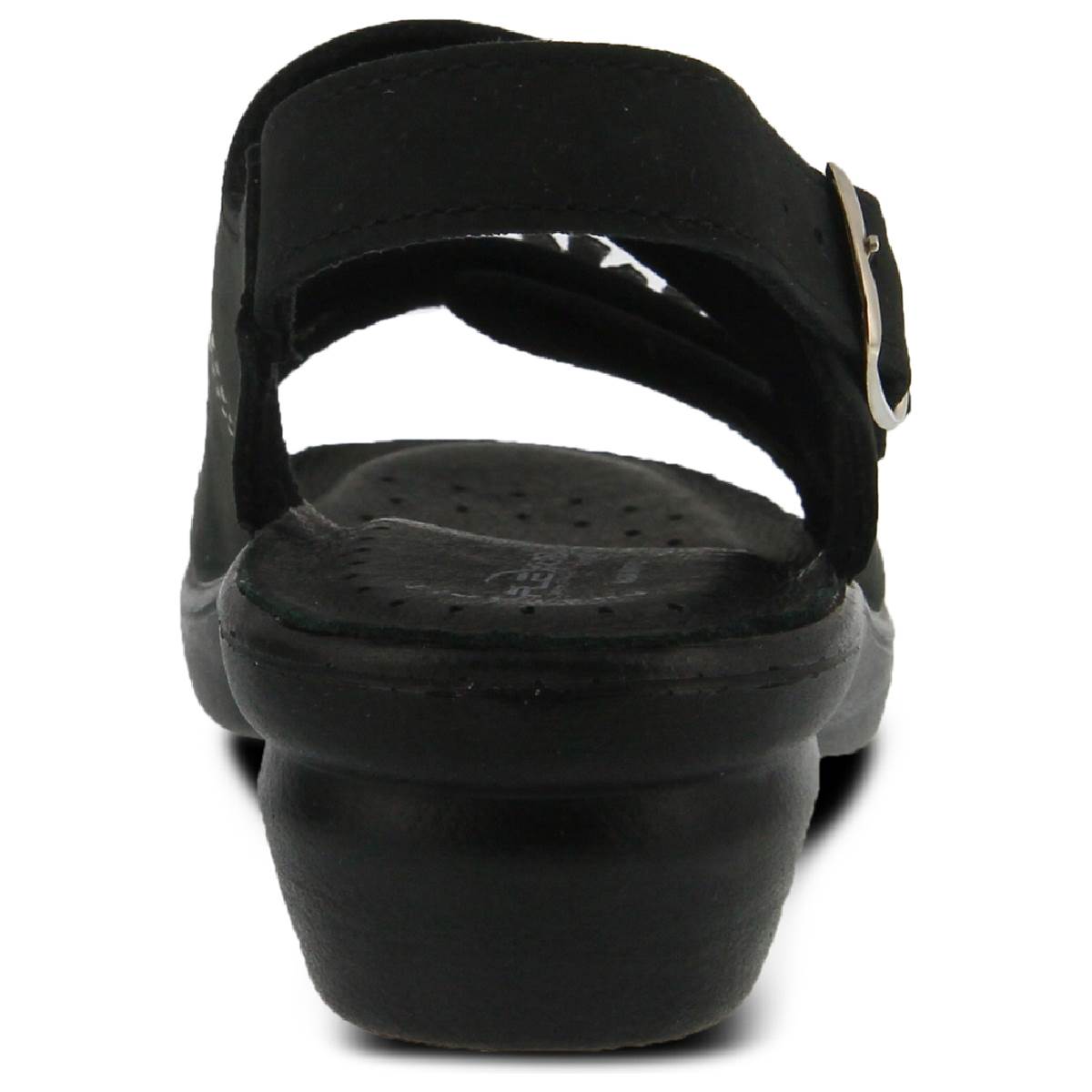 Womens Flexus(R) By Spring Step Ceri Wedge Sandals - Black